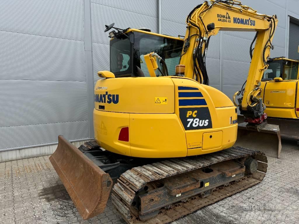 Komatsu pc 78 us-10 حفارات وسط 7 طن - 12 طن