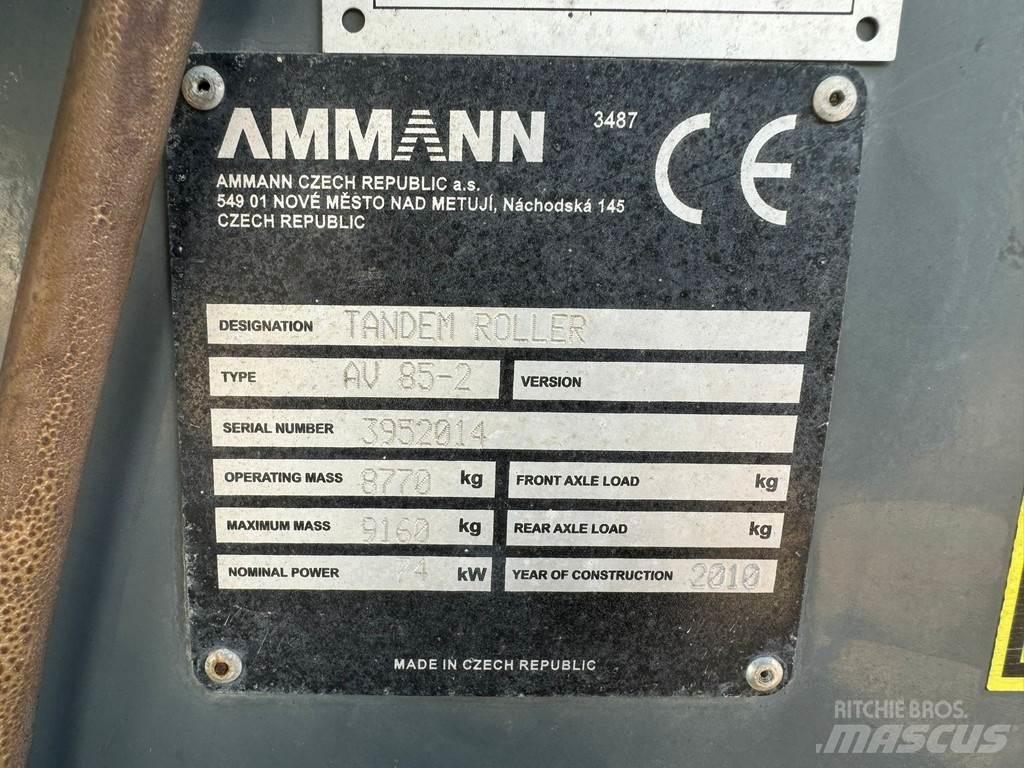 Ammann AV85-2 مداحل أحادية الأسطوانة