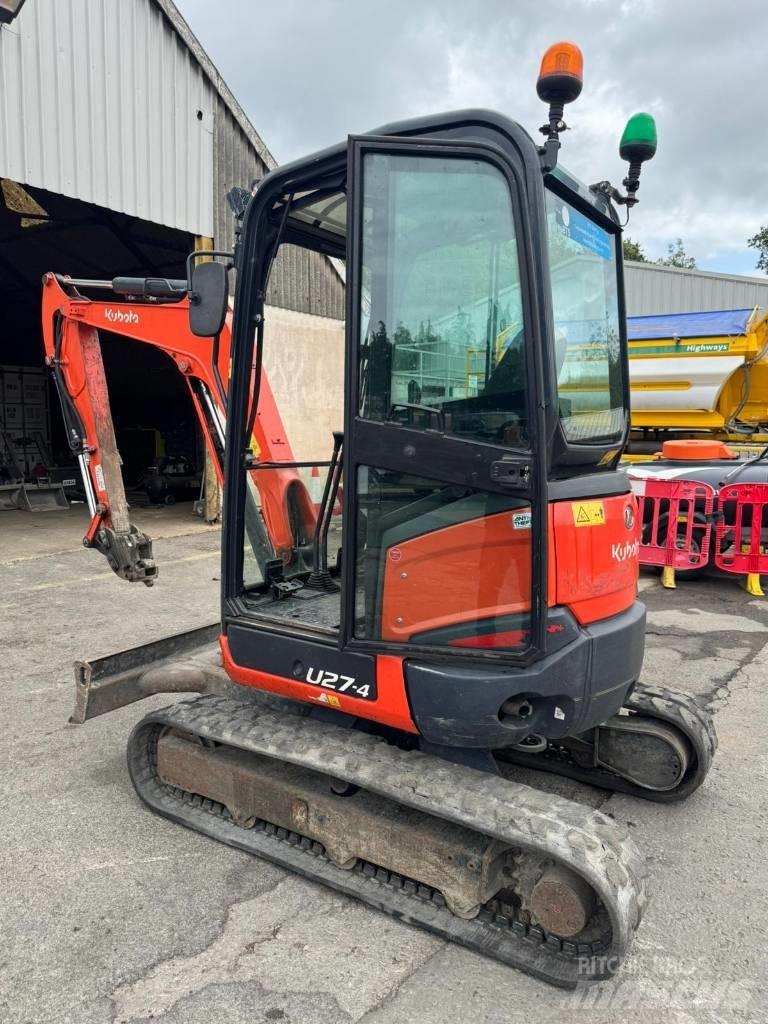 Kubota U 27-4 حفارات صغيرة أقل من 7 طن (حفارات صغيرة)