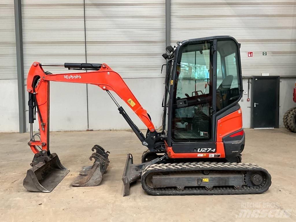 Kubota U 27-4 حفارات صغيرة أقل من 7 طن (حفارات صغيرة)