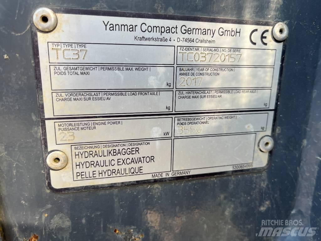 Schaeff TC 37 حفارات صغيرة أقل من 7 طن (حفارات صغيرة)
