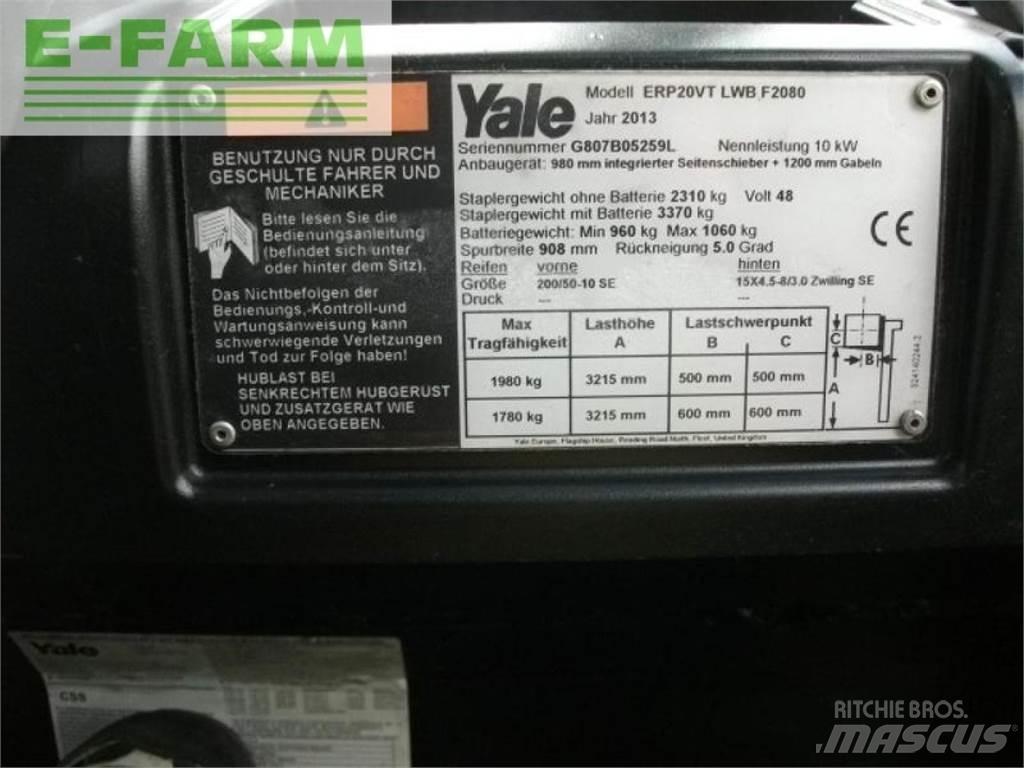 Yale erp 20 vt lwb شاحنات ذات رافعات شوكية - أخرى