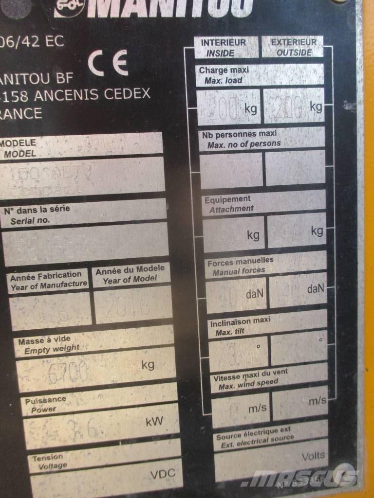 Manitou 150 AET JC رافعات سلة مفصلية