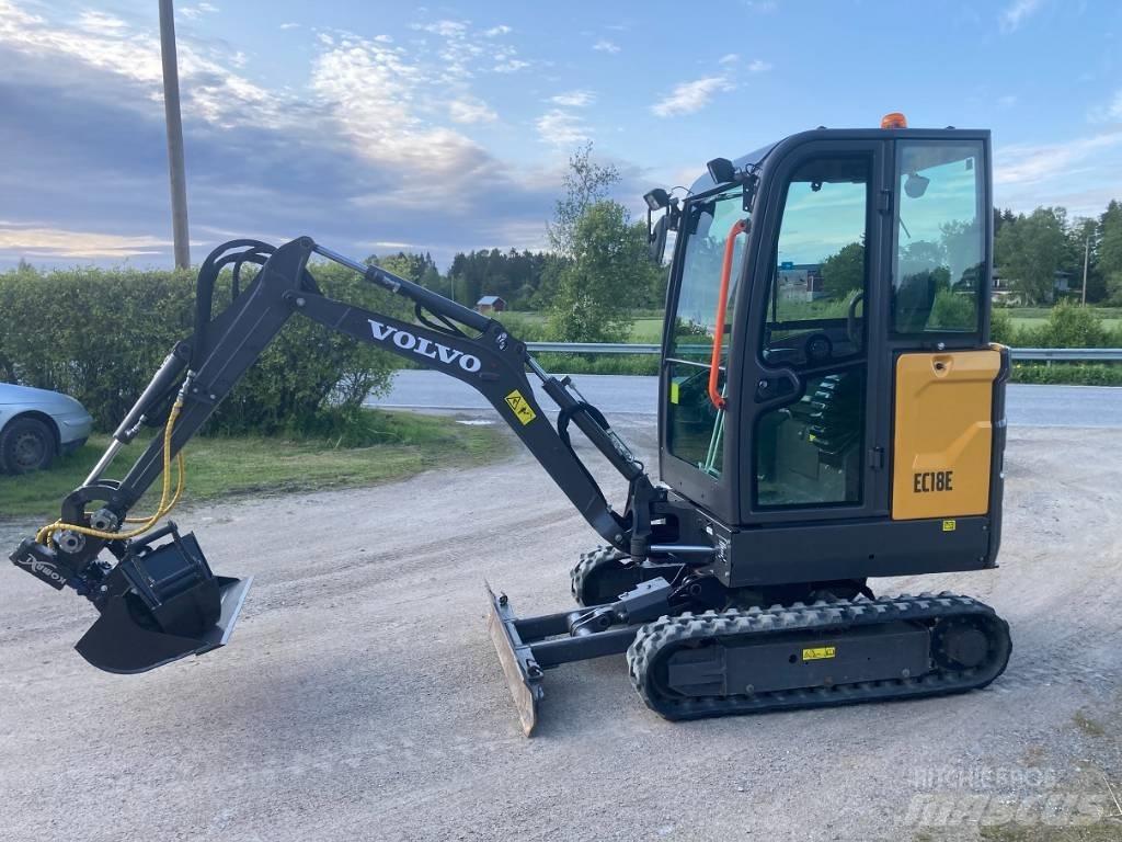 Volvo EC 18 E حفارات صغيرة أقل من 7 طن (حفارات صغيرة)
