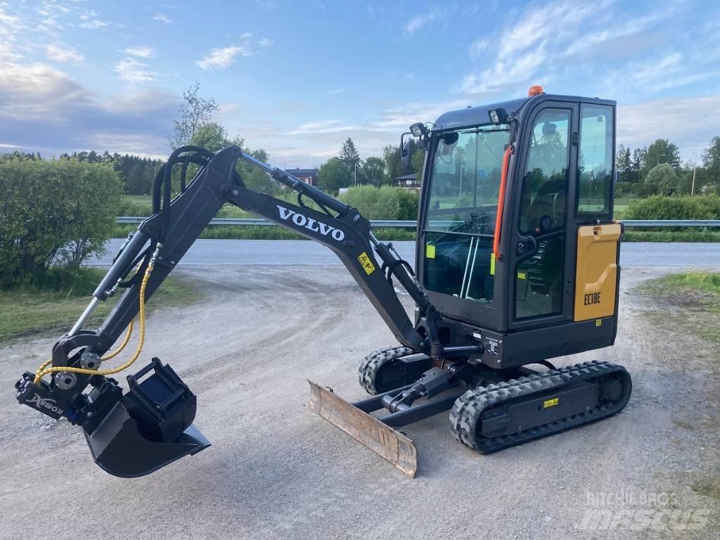 Volvo EC 18 E حفارات صغيرة أقل من 7 طن (حفارات صغيرة)