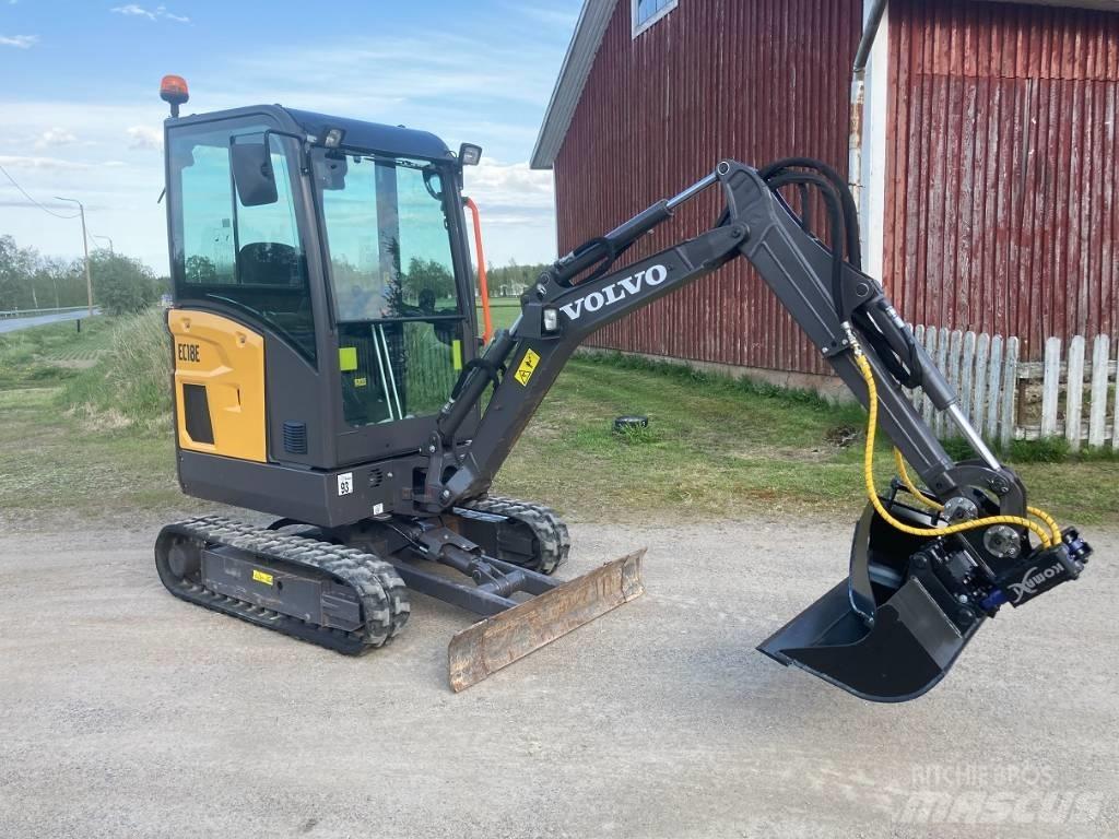 Volvo EC 18 E حفارات صغيرة أقل من 7 طن (حفارات صغيرة)