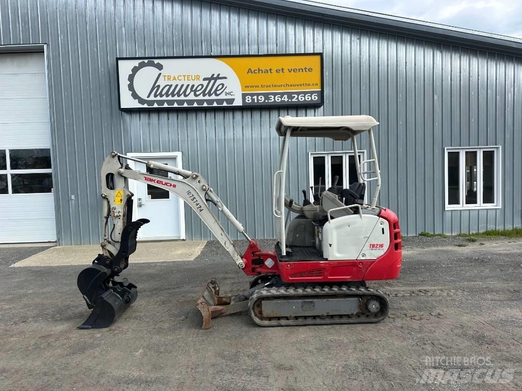 Takeuchi TB 216 حفارات صغيرة أقل من 7 طن (حفارات صغيرة)