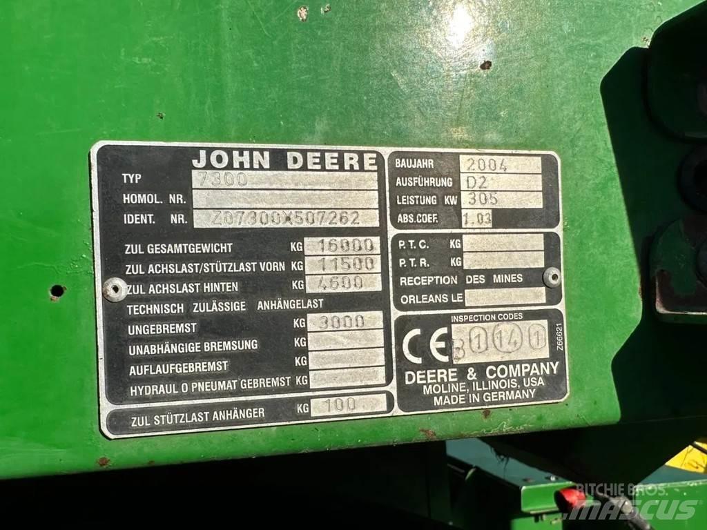 John Deere 7300 ماكينات تقطيع أخشاب الحراجة
