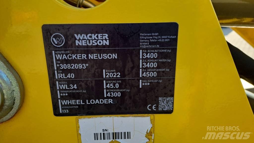 Wacker Neuson WL34 لوادر بعجل