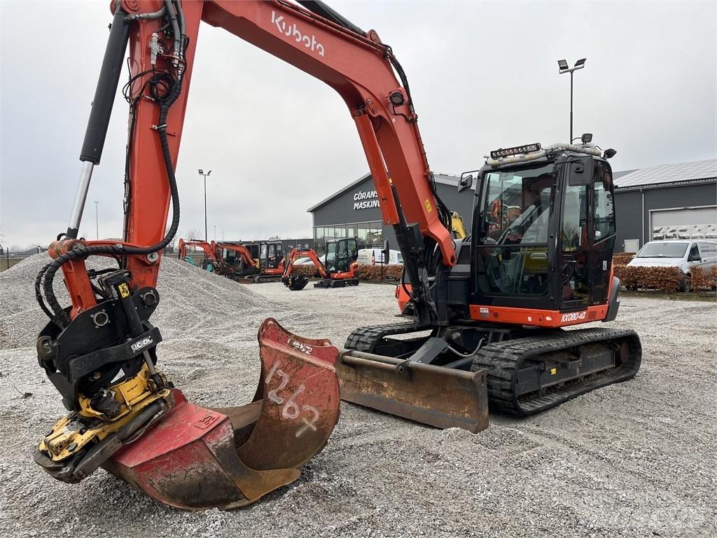 Kubota KX 080-4 حفارات وسط 7 طن - 12 طن