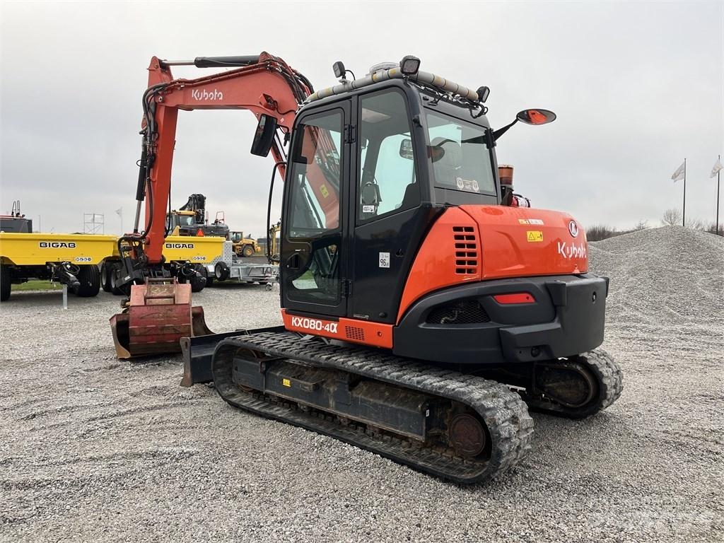 Kubota KX 080-4 حفارات وسط 7 طن - 12 طن