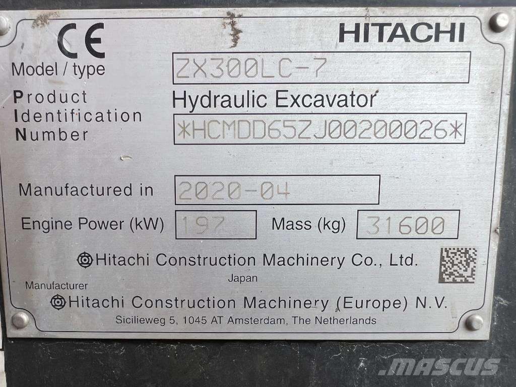 Hitachi ZX 300 LC-7 حفارات زحافة