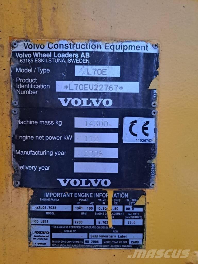 Volvo L 70 E لوادر بعجل