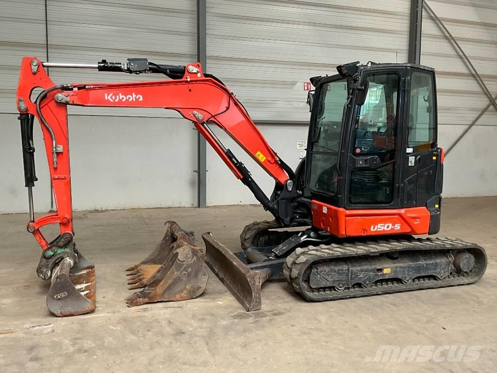 Kubota U 50-5 حفارات صغيرة أقل من 7 طن (حفارات صغيرة)