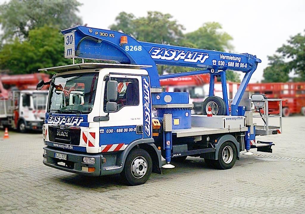 Palfinger P 300 KS المنصات الهوائية المثبتة على شاحنة