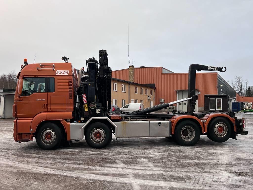 MAN Tgs 35.540 8x2-4 شاحنات الرافعات