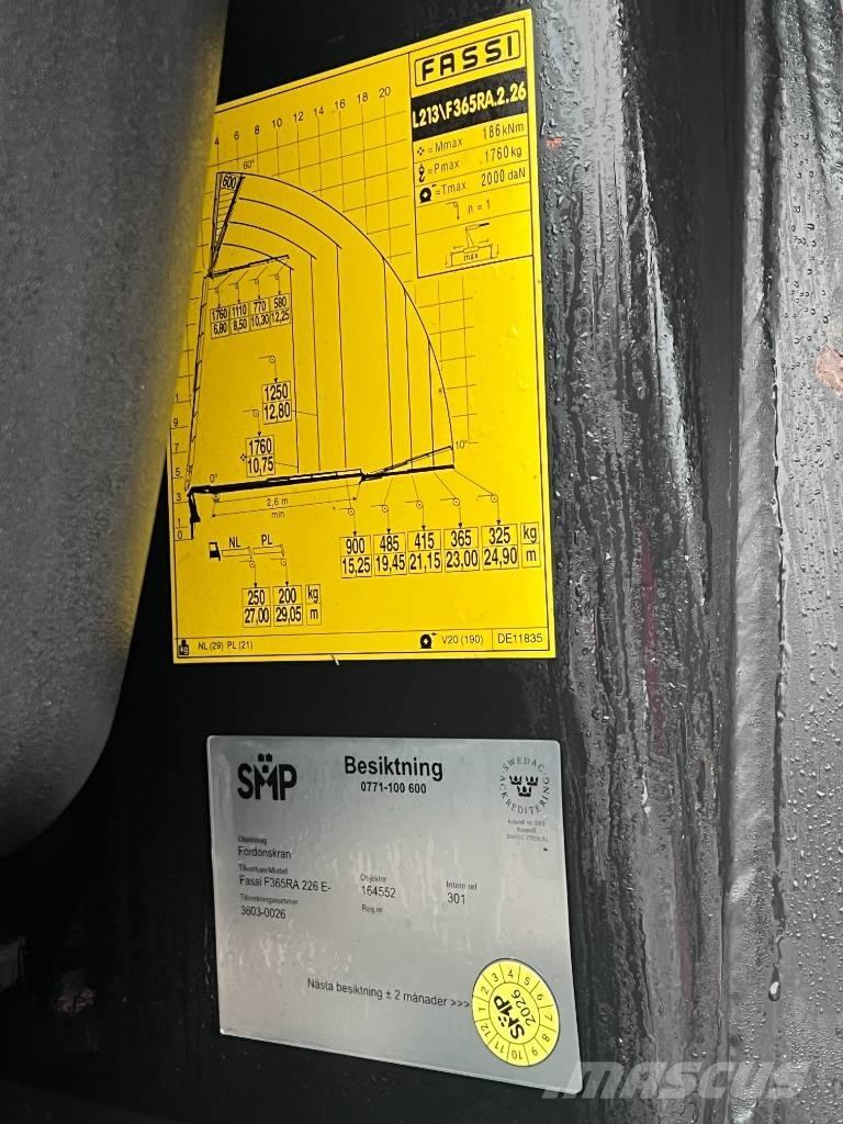 MAN Tgs 35.540 8x2-4 شاحنات الرافعات