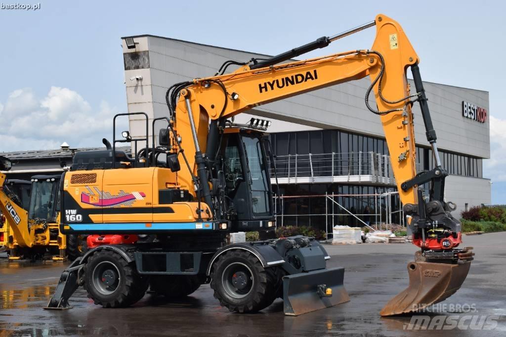 Hyundai HW 160 حفارات بعجل