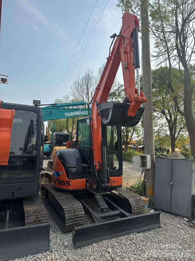 Hitachi Zaxis 55 USR حفارات صغيرة أقل من 7 طن (حفارات صغيرة)