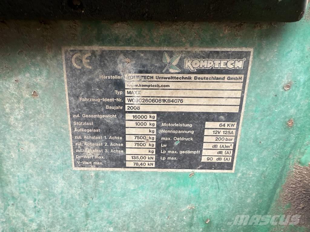 Komptech Maxx أجهزة فحص متنقلة