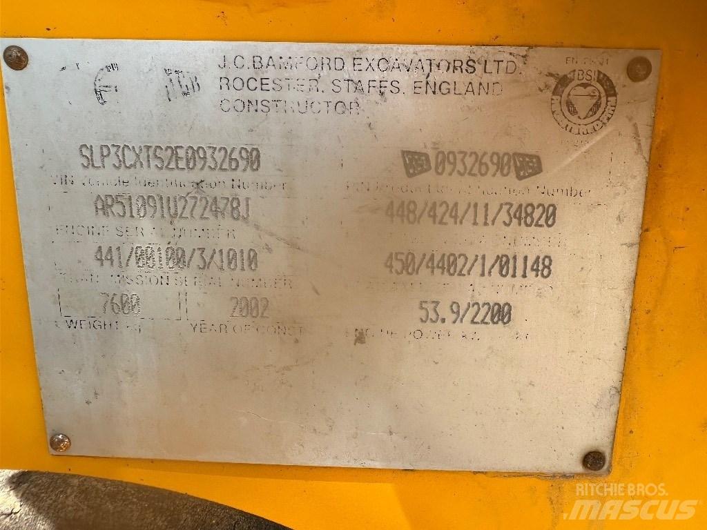 JCB 3 CX لوادر ذات جرافات عكسية