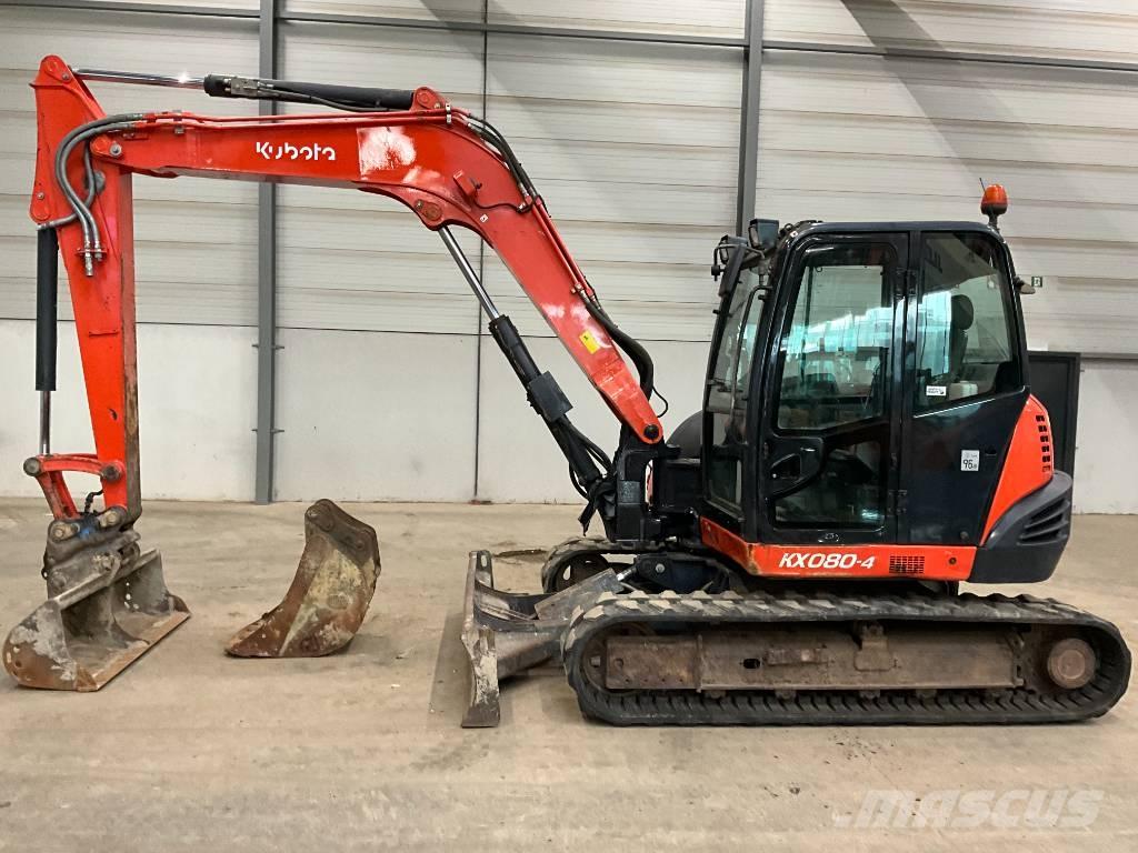 Kubota KX 080-4 حفارات وسط 7 طن - 12 طن