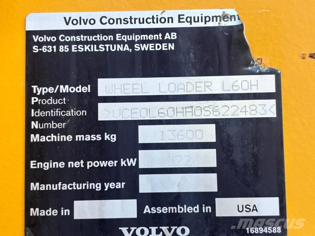 Volvo L60H لوادر بعجل