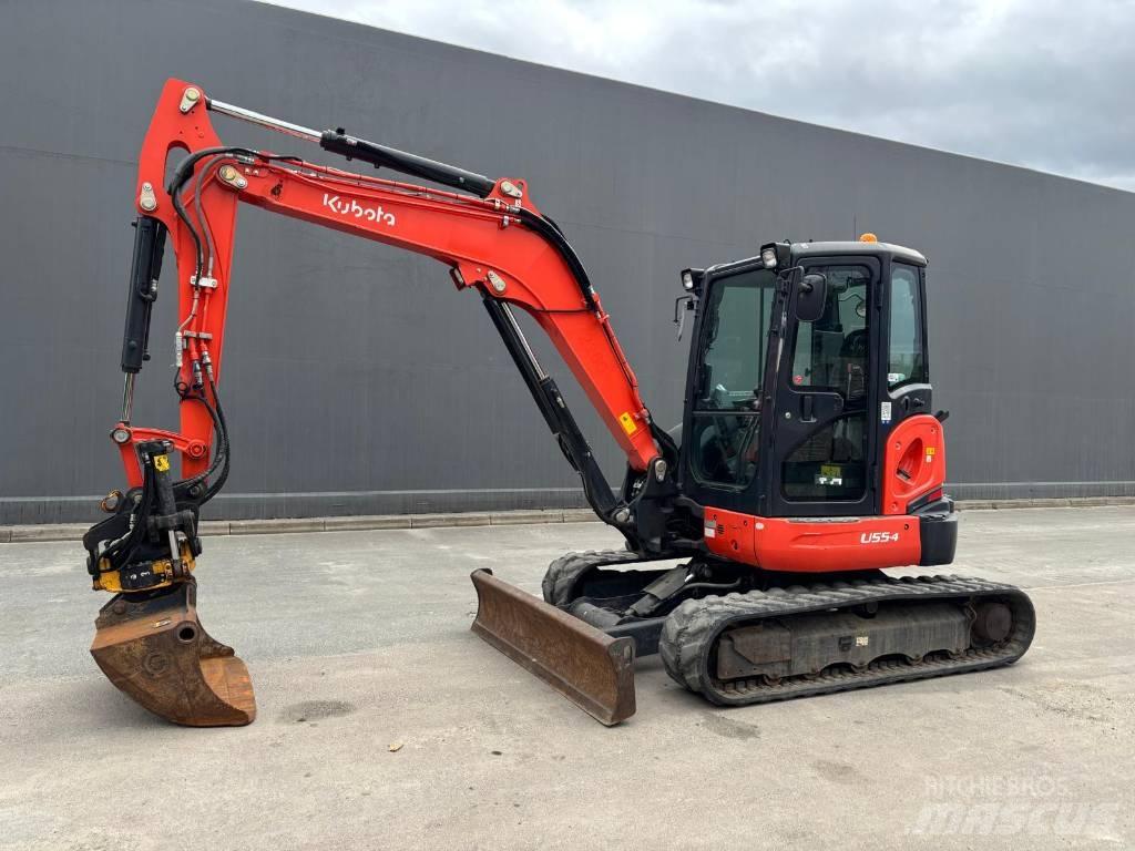 Kubota U 55-4 حفارات صغيرة أقل من 7 طن (حفارات صغيرة)