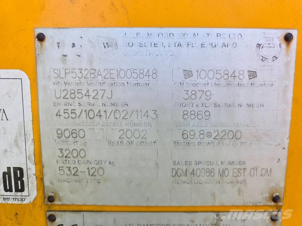 JCB 532-120 مناولات متداخلة