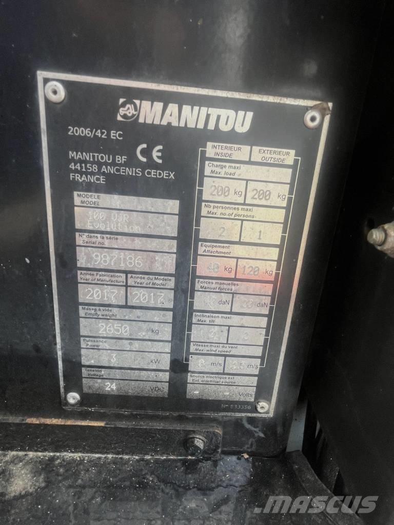 Manitou 100 VJR رافعات السارية الرأسية