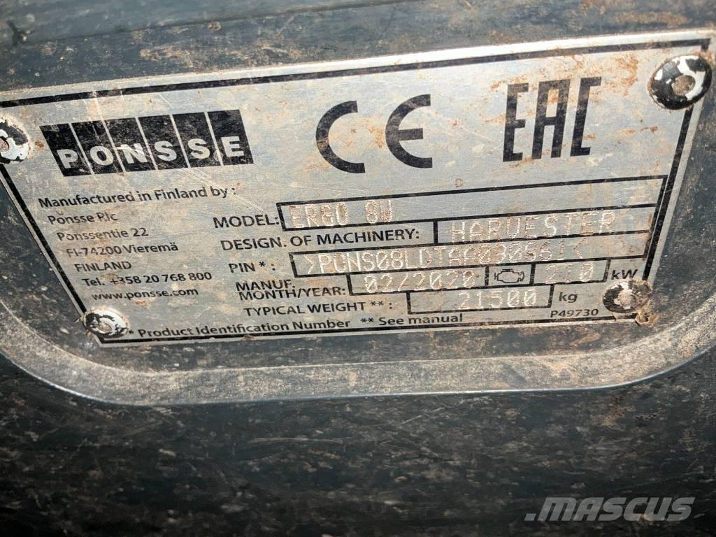 Ponsse ERGO 8W حصادات