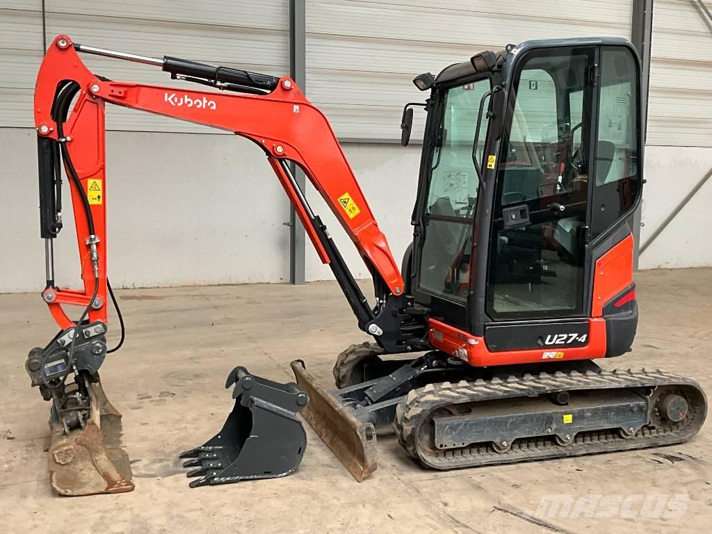 Kubota U 27-4 حفارات صغيرة أقل من 7 طن (حفارات صغيرة)