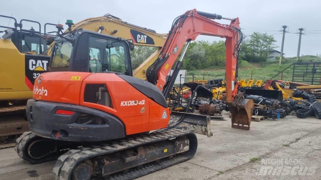 Kubota Kx 080-4 حفارات وسط 7 طن - 12 طن