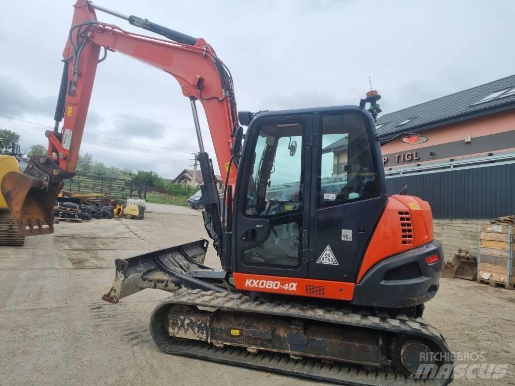 Kubota Kx 080-4 حفارات وسط 7 طن - 12 طن