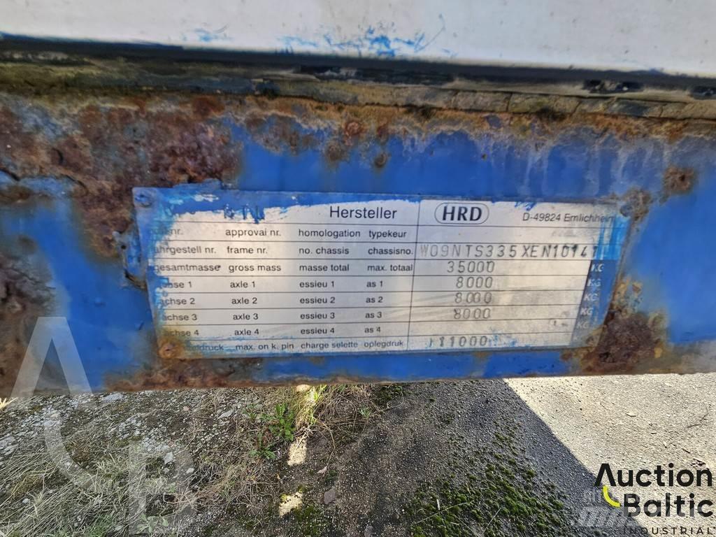 HRD NTS نصف مقطورات بباب جانبي