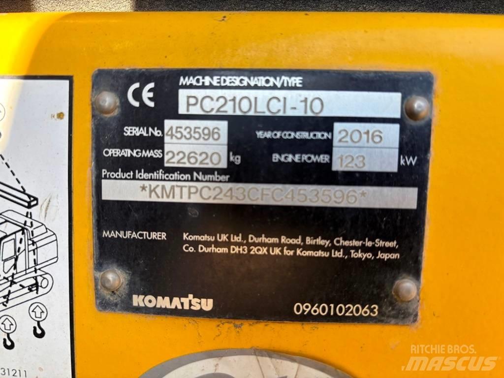 Komatsu PC 210 LC-10 حفارات زحافة