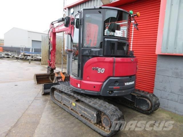 Yanmar Vio 50 حفارات صغيرة أقل من 7 طن (حفارات صغيرة)