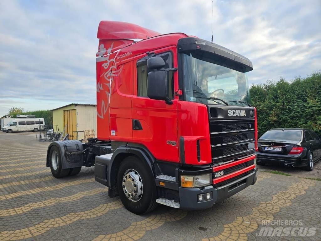 Scania 124 L 420 وحدات الجر