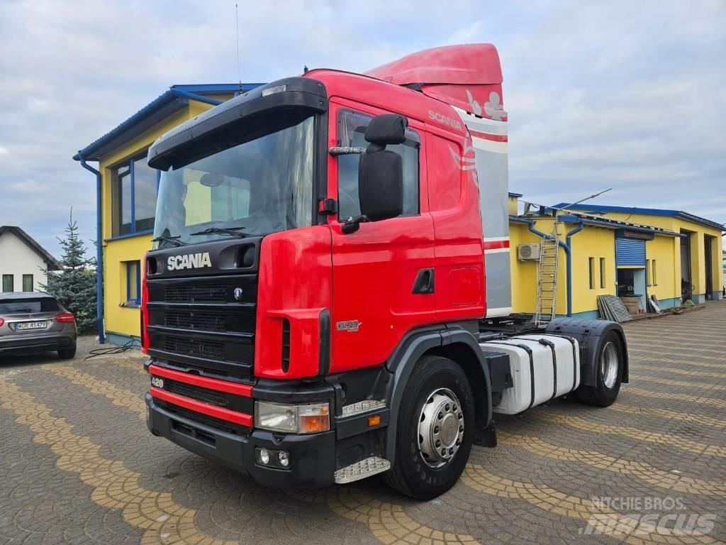Scania 124 L 420 وحدات الجر