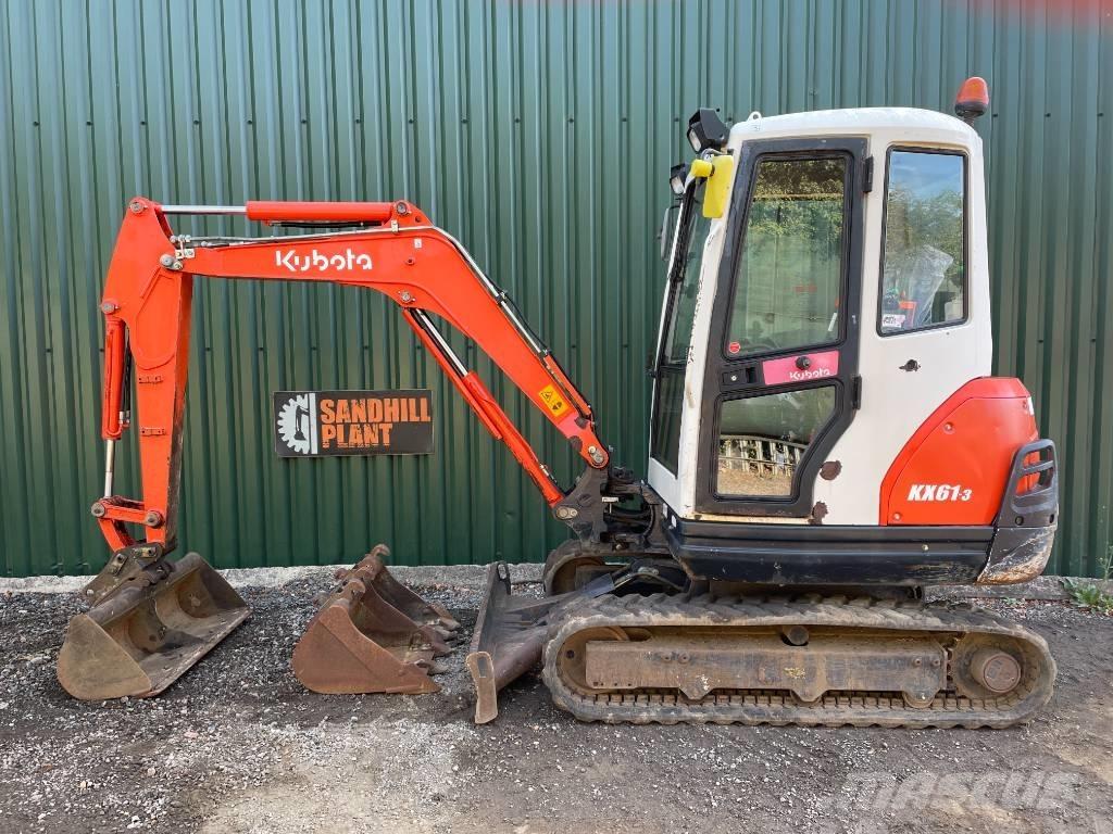 Kubota KX 61-3 حفارات صغيرة أقل من 7 طن (حفارات صغيرة)