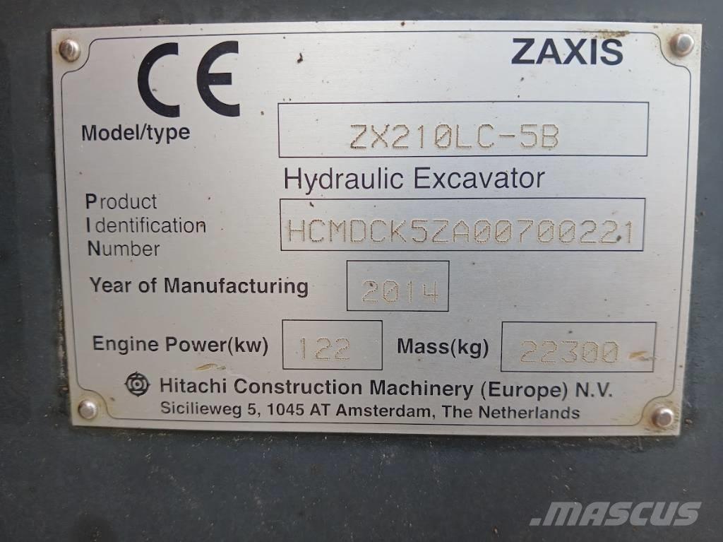 Hitachi ZX 210 LC-5B حفارات زحافة
