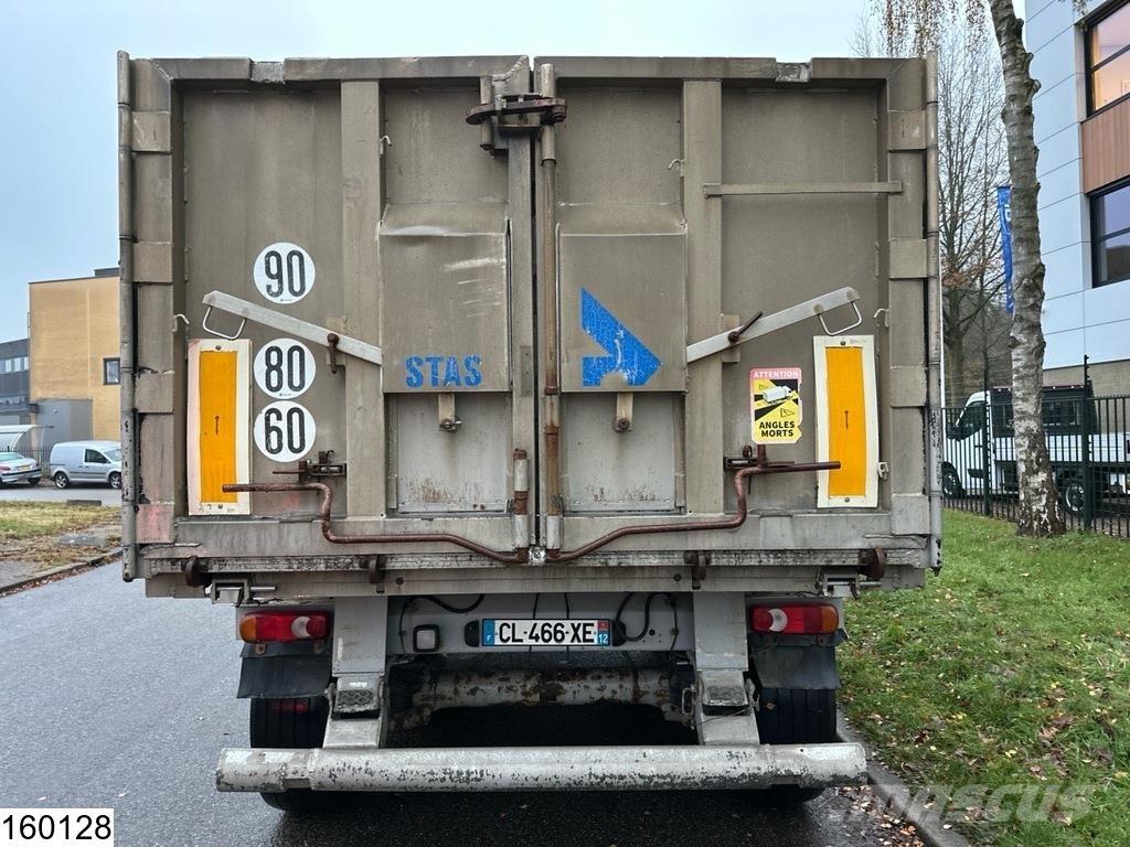 Stas kipper نصف مقطورات قلابة