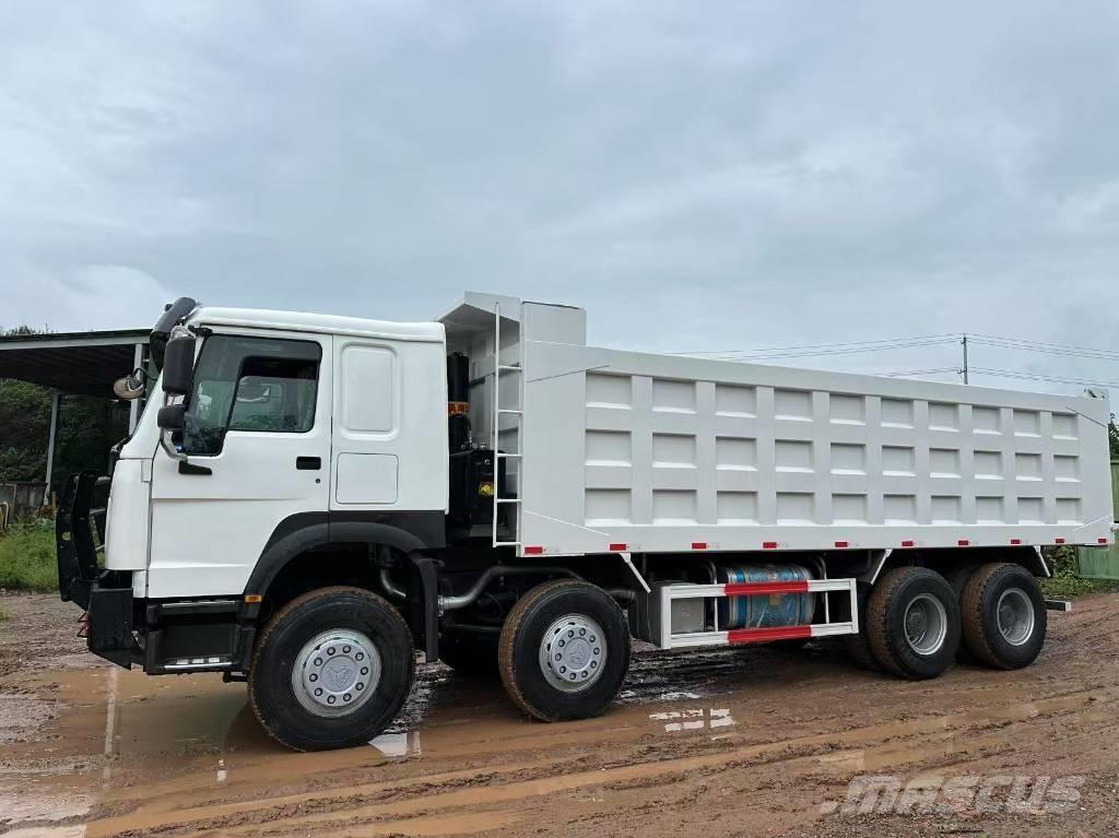 Howo 371hp شاحنات قلابة