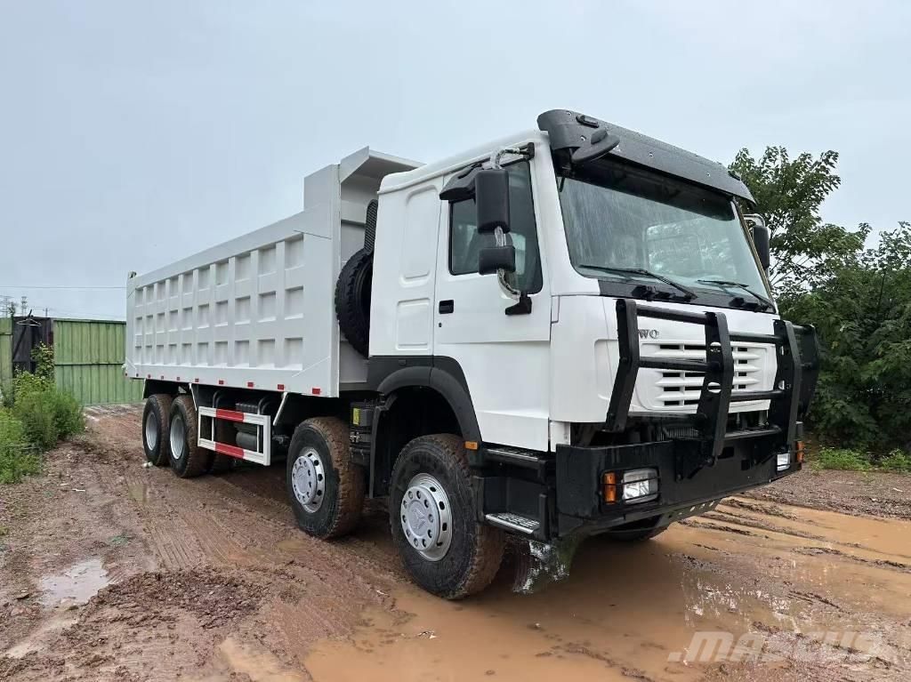 Howo 371hp شاحنات قلابة