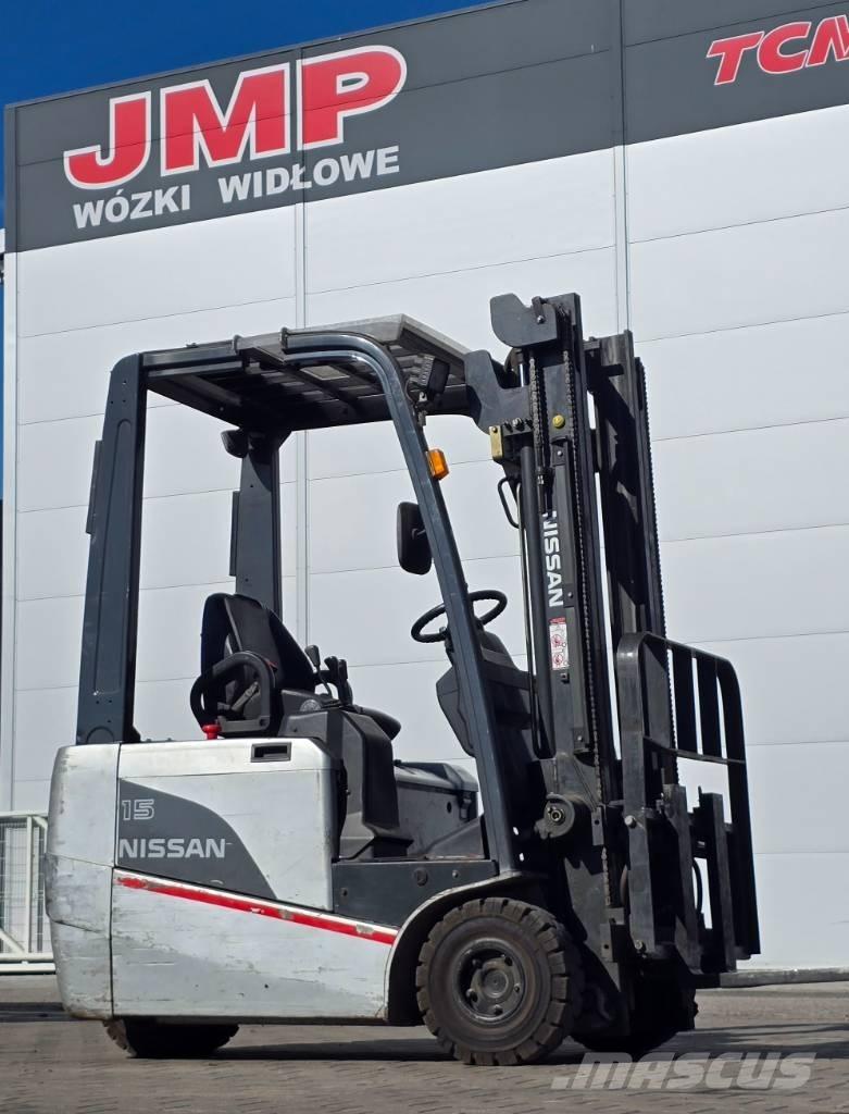 Nissan 1N1L 15Q شاحنات ذات رافعات شوكية تعمل بالكهرباء