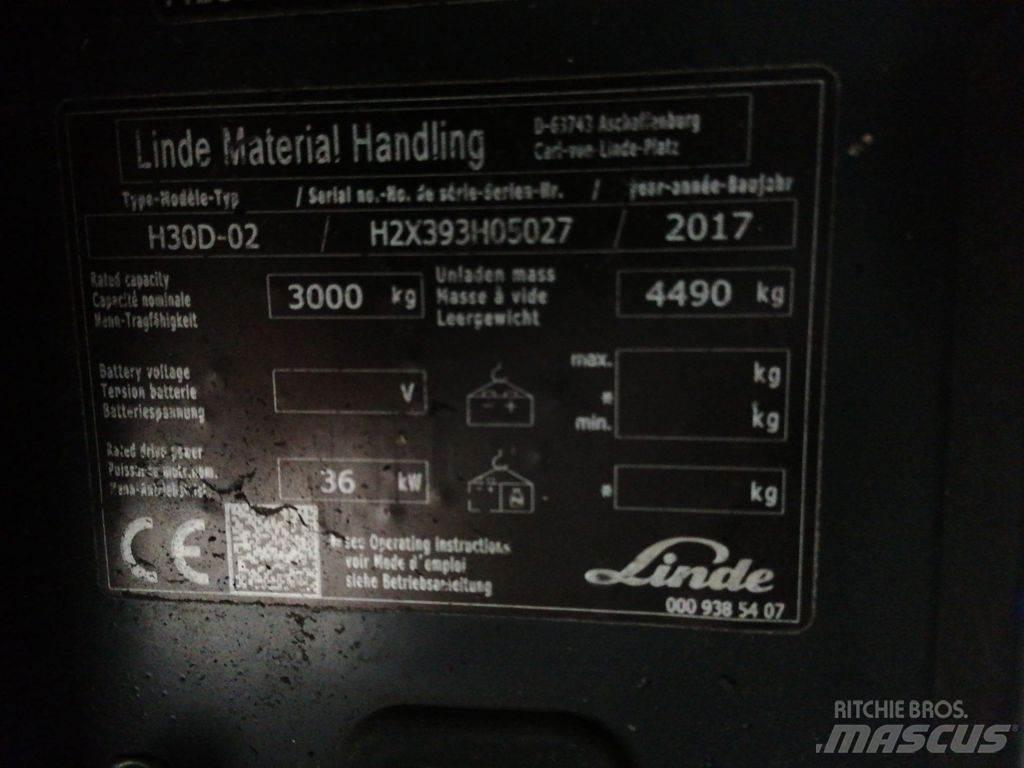 Linde H30D-02 شاحنات الديزل