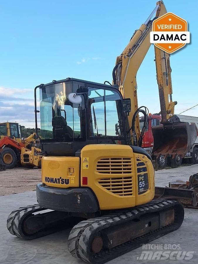Komatsu PC55 حفارات صغيرة أقل من 7 طن (حفارات صغيرة)