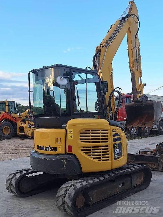 Komatsu PC55 حفارات صغيرة أقل من 7 طن (حفارات صغيرة)