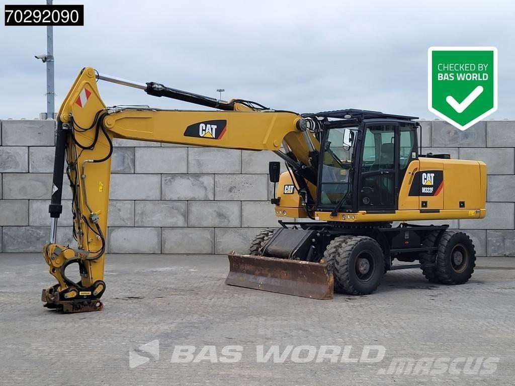 CAT M322 F حفارات بعجل