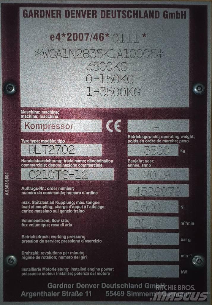 Compair C210 TS-12 مكابس
